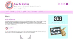 Desktop Screenshot of luvnbunns.org