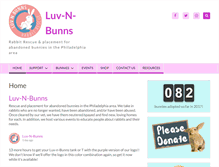 Tablet Screenshot of luvnbunns.org